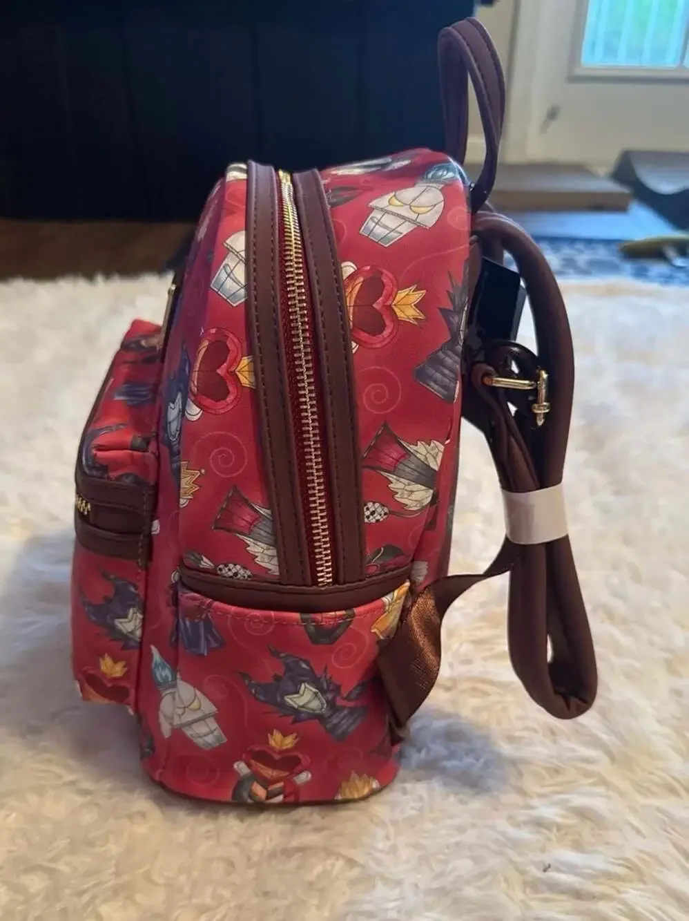 Loungefly Disney Villains Perfume Bottles‎ Mini Backpack